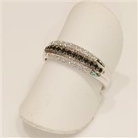 Anello Vidali Gioielli Donna in Oro bianco Zircone ANOR-39-34 - ANOR-39-34